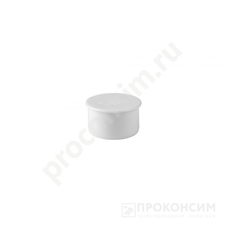 Цена по запросу.  Товар больше не поставляется. Заглушка ПП для малошумной канализаци DN 75 белая РТП ELITE  PP-H (930009182) со склада Проконсим в Кемерово